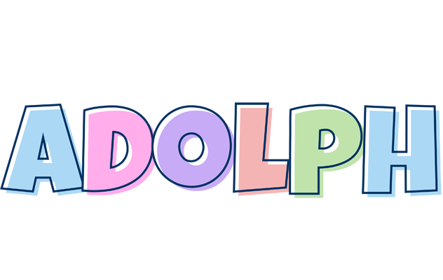 Adolph pastel logo