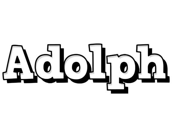 Adolph snowing logo
