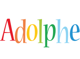 Adolphe birthday logo