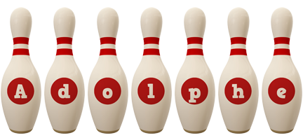 Adolphe bowling-pin logo