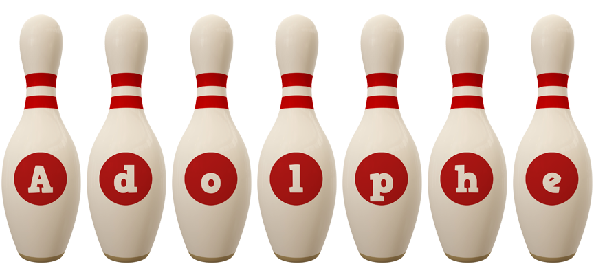 Adolphe bowling-pin logo