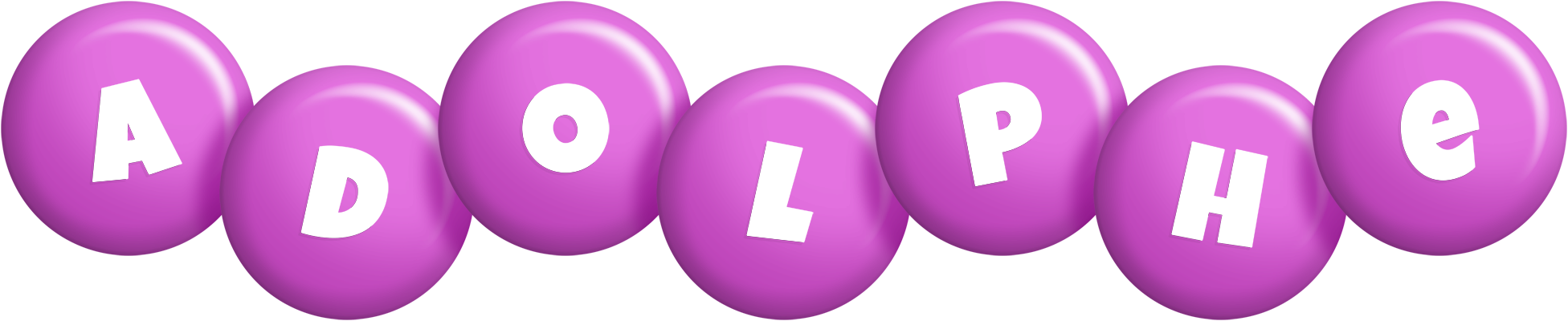 Adolphe candy-purple logo