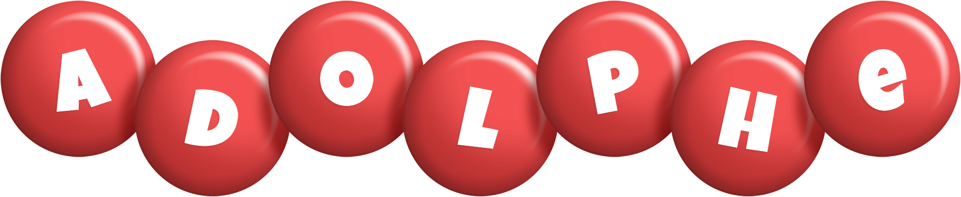 Adolphe candy-red logo