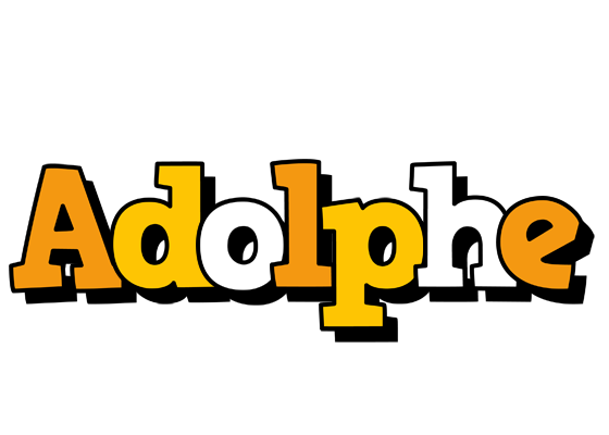 Adolphe cartoon logo