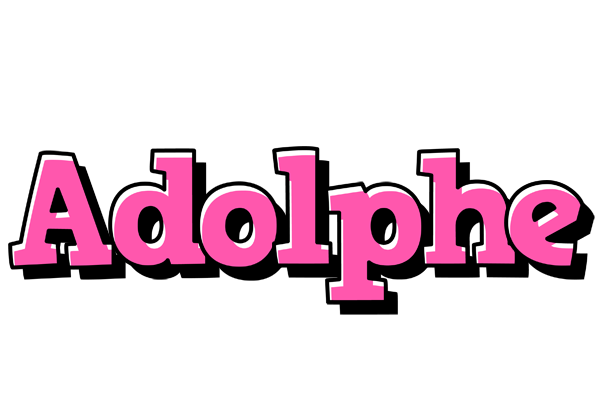Adolphe girlish logo