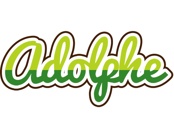 Adolphe golfing logo