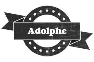 Adolphe grunge logo