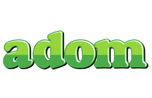 Adom apple logo