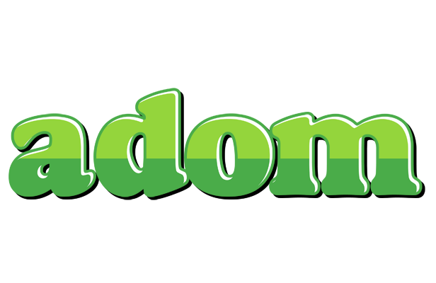 Adom apple logo