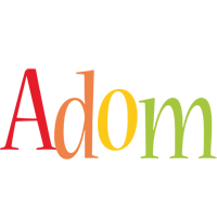 Adom birthday logo