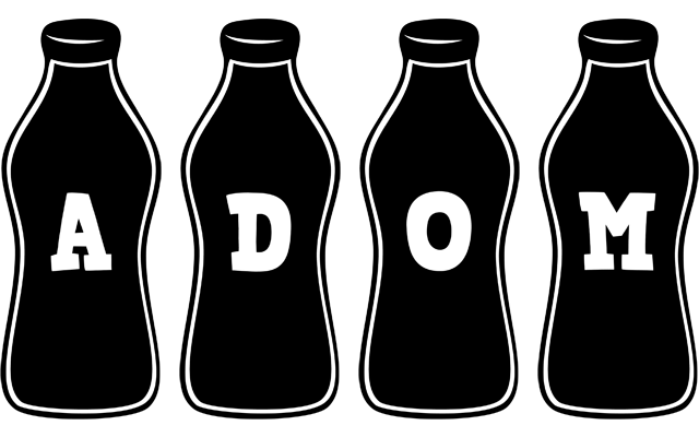 Adom bottle logo
