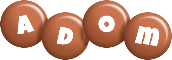 Adom candy-brown logo