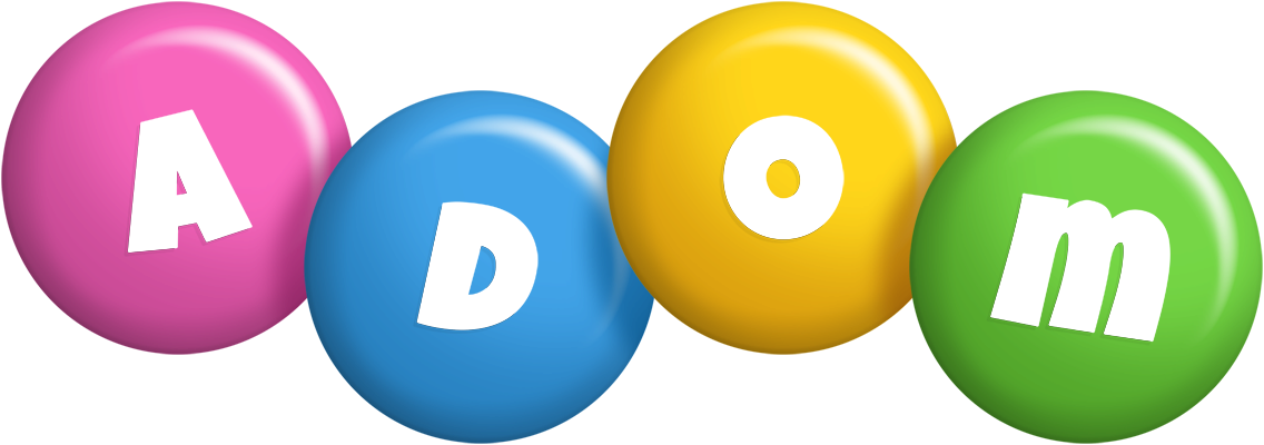 Adom candy logo