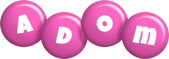 Adom candy-pink logo