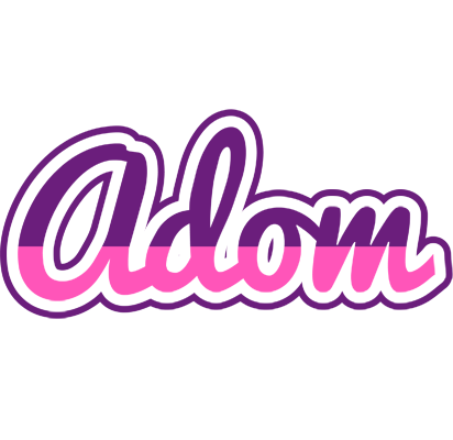Adom cheerful logo