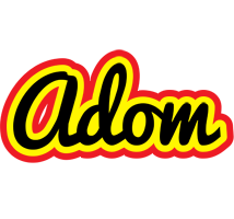 Adom flaming logo