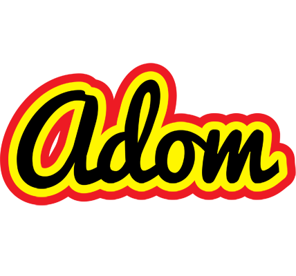 Adom flaming logo