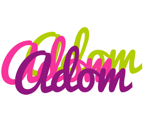Adom flowers logo