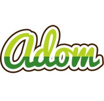 Adom golfing logo