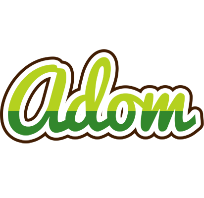 Adom golfing logo