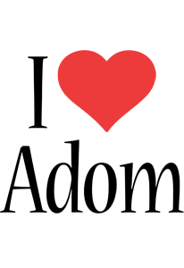 Adom i-love logo