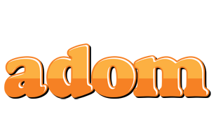 Adom orange logo