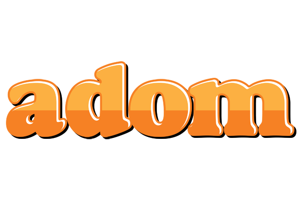 Adom orange logo