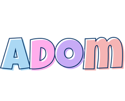 Adom pastel logo