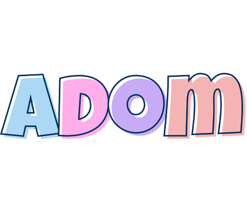 Adom pastel logo