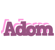 Adom relaxing logo