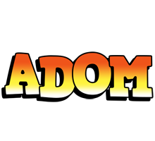 Adom sunset logo