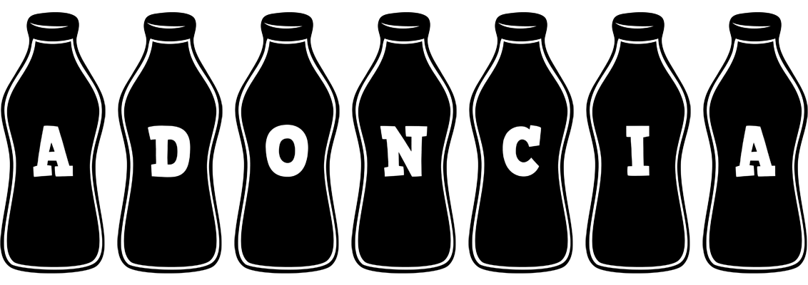Adoncia bottle logo