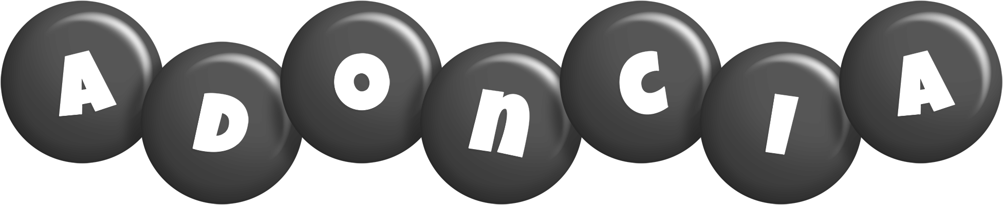 Adoncia candy-black logo