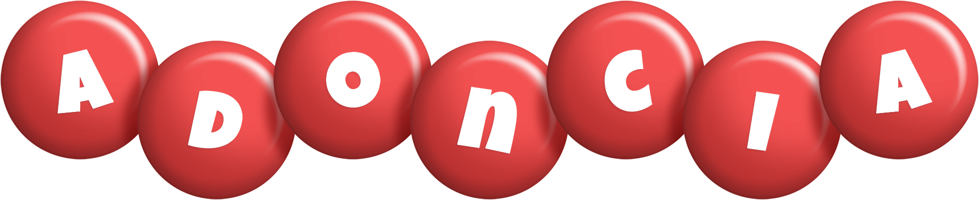 Adoncia candy-red logo