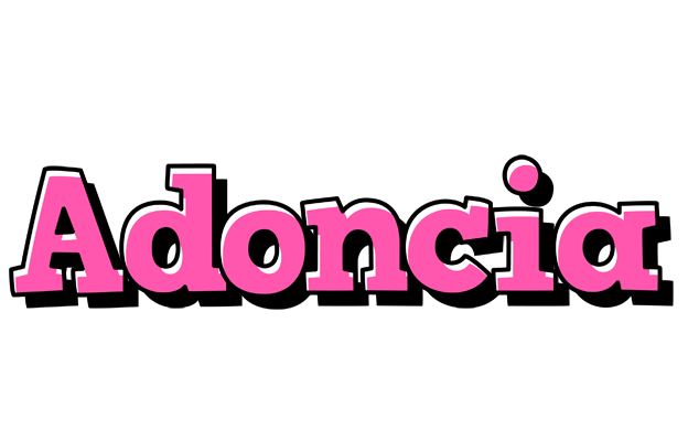 Adoncia girlish logo