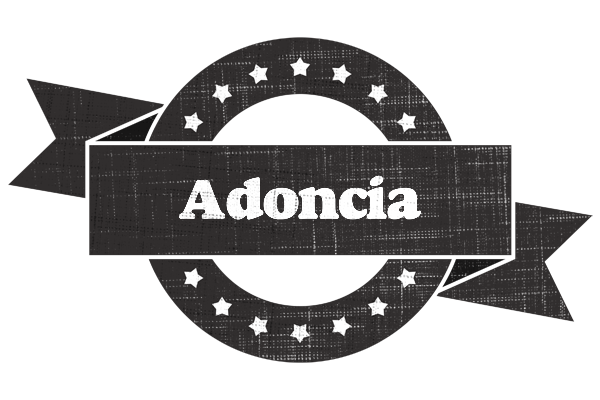 Adoncia grunge logo