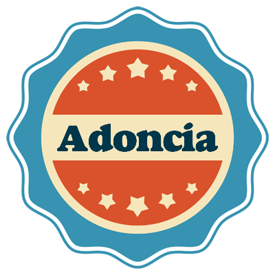 Adoncia labels logo