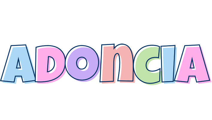 Adoncia pastel logo