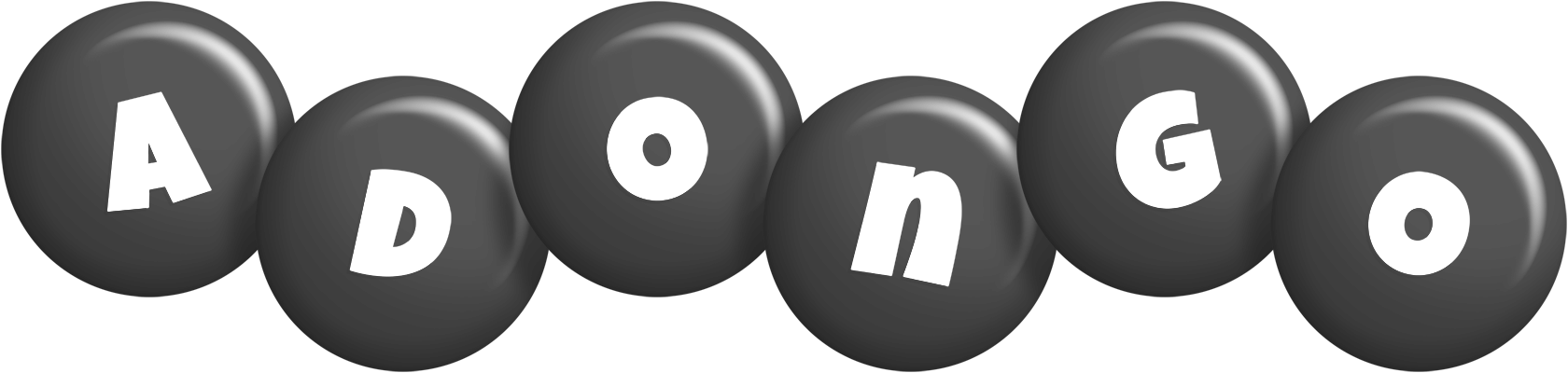 Adongo candy-black logo