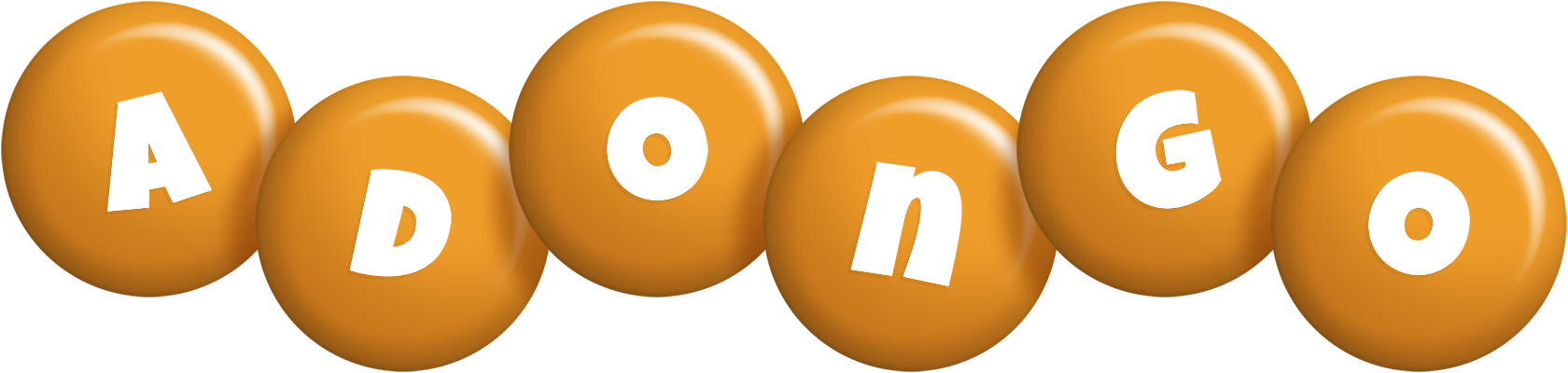 Adongo candy-orange logo