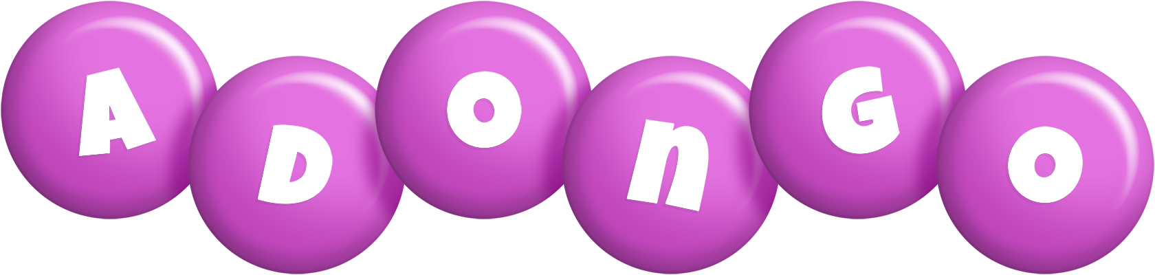 Adongo candy-purple logo