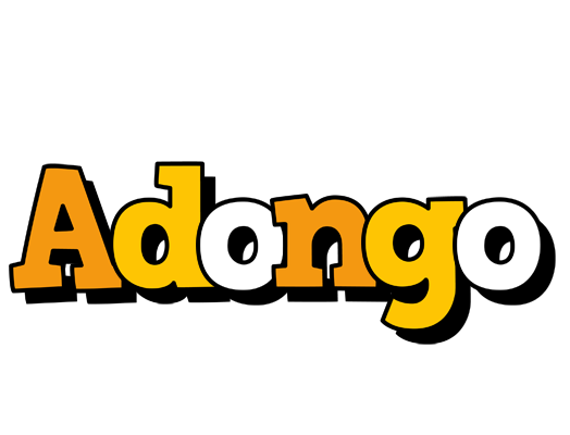 Adongo cartoon logo