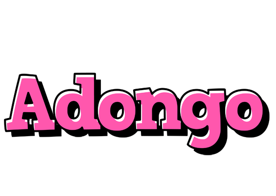 Adongo girlish logo