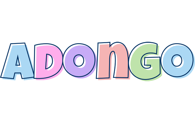 Adongo pastel logo