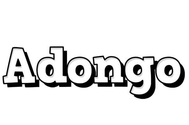 Adongo snowing logo