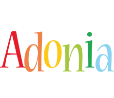 Adonia birthday logo