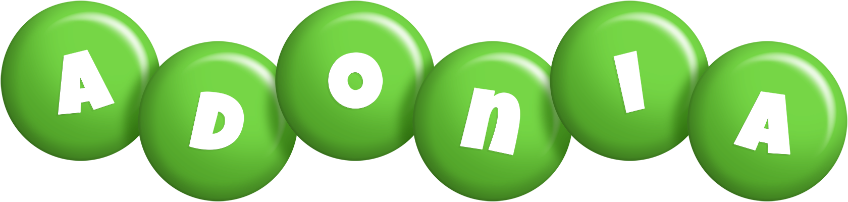 Adonia candy-green logo