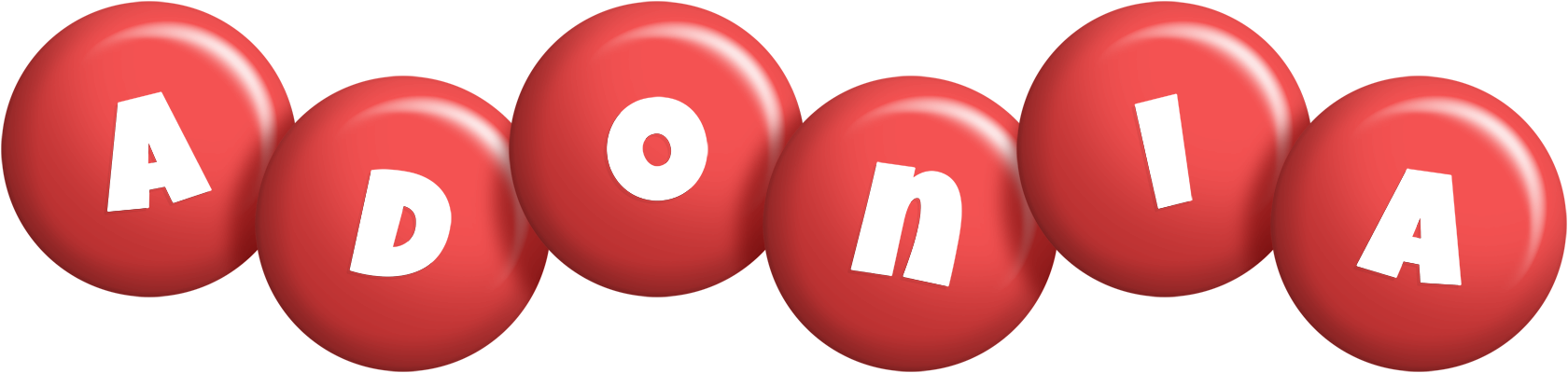 Adonia candy-red logo