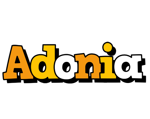 Adonia cartoon logo