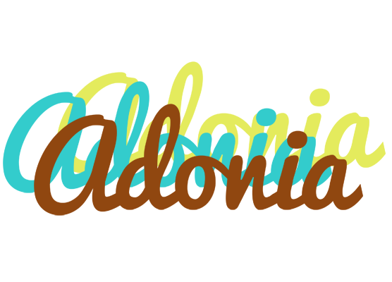 Adonia cupcake logo